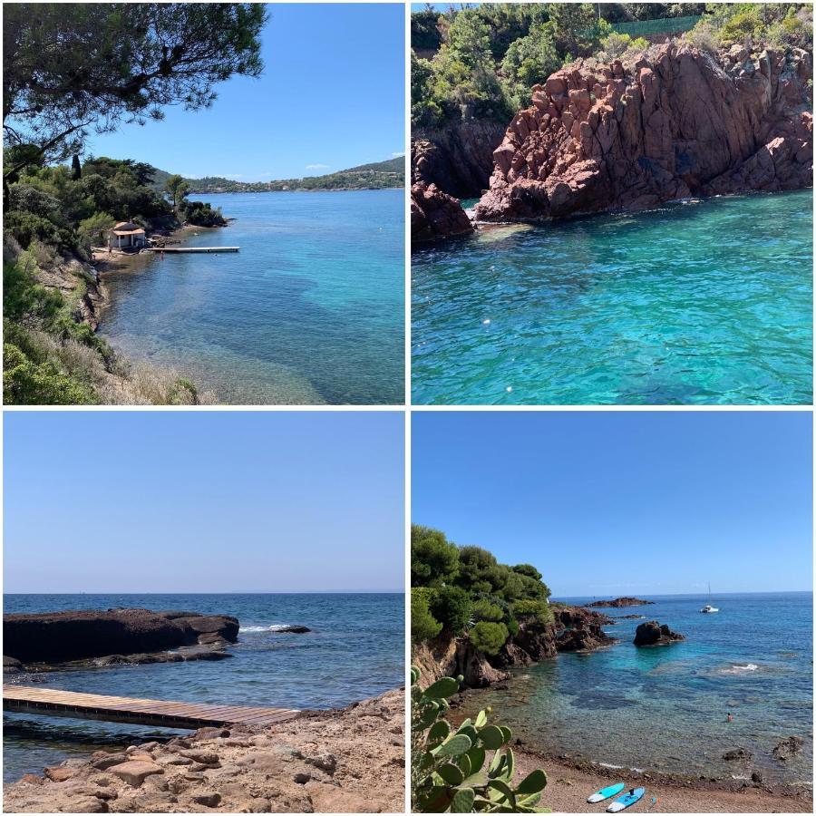 Studio Climatise Avec Piscine Saint-Raphaël Exteriér fotografie